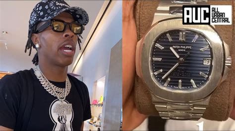 lil baby fake watch patek|lil baby watch scam.